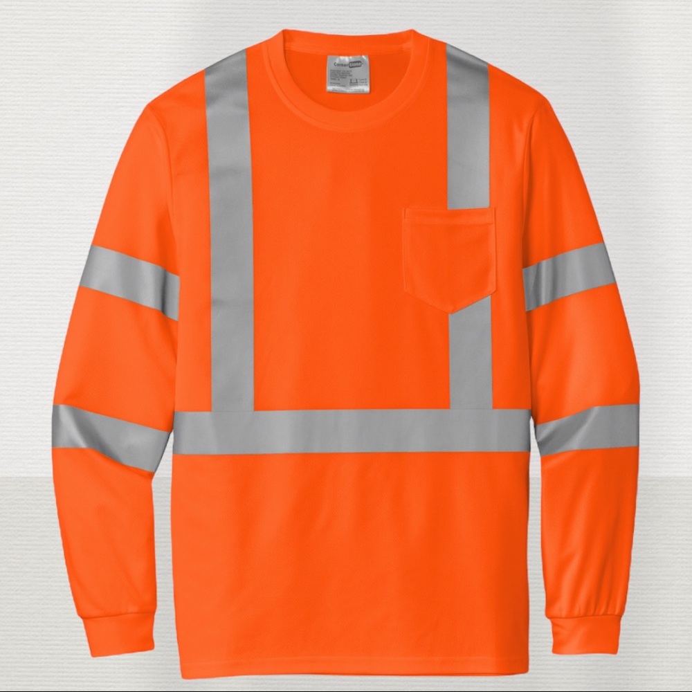 Cornerstone long sleeve safety shirt NWOT